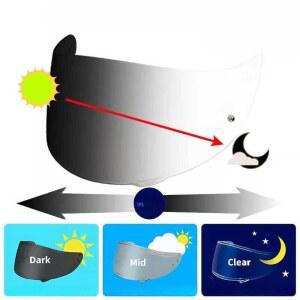 변색 AGV헬멧 호환 미러 전기 K1 K5S 핀락 타 K1S 도금