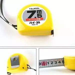 타지마 전문가용 고급 목공 인테리어 측정 줄자 7.5M 줄자