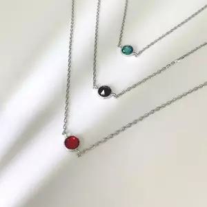 [폭스타일] [스와로브스키] [실버] 데일리 탄생석 팔찌