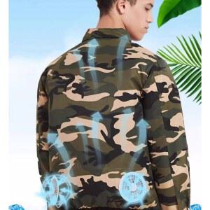 선풍기옷 작업용 쿨링 선풍기 에어 충전식 야외 USB 배터리 냉풍 작업복 의류