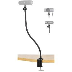 에이스테이큰 브리오 웹캠 스탠드, MX 4K / 500 스트림캠 C920s C922 C930과 호환되는 25인치 유연한 암 마운트 홀더