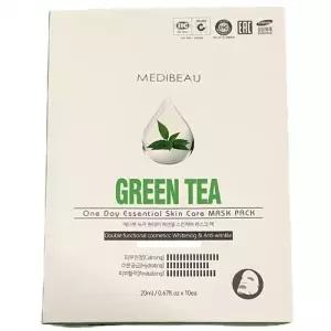 ( )하루의 피로를 씻어내는 수분보충 녹차 마스크팩 10입