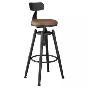 홈바의자 식탁 철제 등받이 바의자 바 인테리어 현대