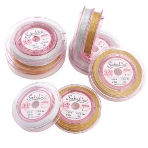 일본  소프트 스틸사 유연한 코드 쥬얼리 제작 핸드메이드 DIY 비즈 와이어 골드 실버 컬러 0.3mm 1 계량기