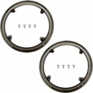 Xhziy 블랙 자전거 체인 휠 가드 산악 스크류 2PCS