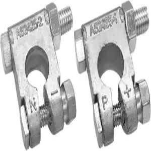 암퍼 밀리터리 사양 배터리 단자 끝 해상 자동차 보트 RV 및 차량용 상단 포스트 세트(1쌍)