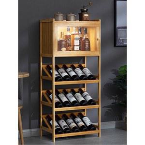 위스키 진열장 술장 와인 위스키장 선반 양주 유리 로그컬러 3단 디스플레이 장식장 와인랙