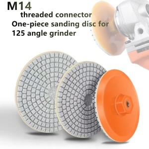 M14 80mm100mm 샌딩  타일 트리밍 앵글 그라인더 드라이 폴리싱 Dics 락 플레이트 대리석 스톤 모따기 연마