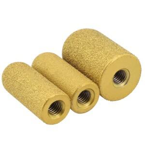 다이아몬드 진공 브레이징 원형 연삭 헤드 앵글 그라인더 밀링 커터 석재 조각 광택 도마그네틱 타일 대리