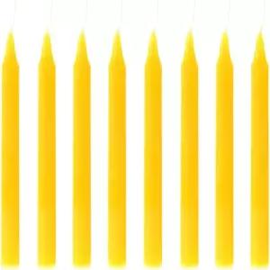 메가 캔들 8개 향 시트로넬라 테이퍼 파라핀 왁스 5인치 높이 x 지름 5/8인치 실내외 사용 캠핑 축제