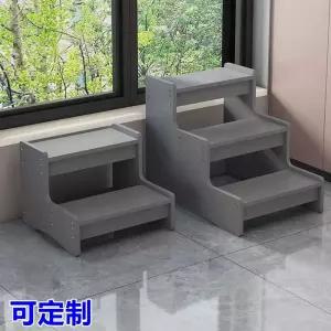 높은계단 발판 높은 슬개골탈구 곡선 원목 침대 슬라이드