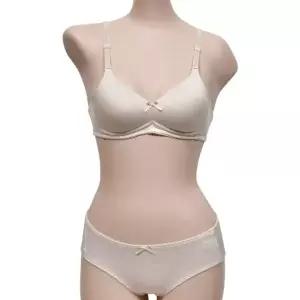 (크리비아) 하트 패턴 주니어 3단계 브라 팬티 세트 여성장갑 스타킹