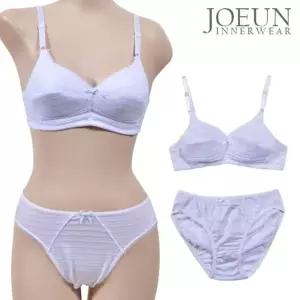 (조은)노와이어 주니어 2단계 브라팬티 B컵세트 여성장갑 스타킹 여성내의