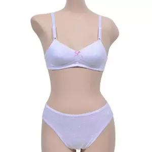 (조은)구름별 패턴 주니어 A컵 2단계 브라팬티세트 여성장갑 스타킹