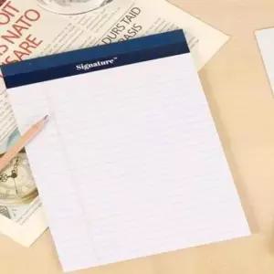 [문구] B5 노란색 메모 패드 50매 리갈노트 필기 용지