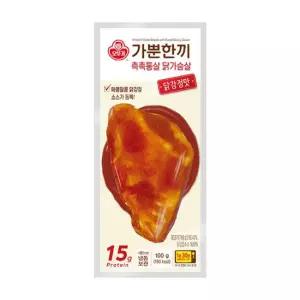 가뿐한끼 촉촉통살 닭가슴살 닭강정맛 100g x 10개