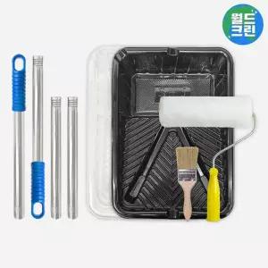 월드크린 이지 페인트 대 4단 연장 롤러대 4종 키트 로라대 연결 장대 봉 페인팅