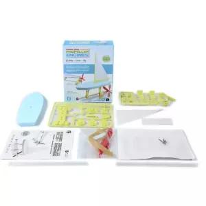 고무동력 움직이는 2in1 프로펠러 키트 중등과학 비행기장난감 만들기세트 엄마표