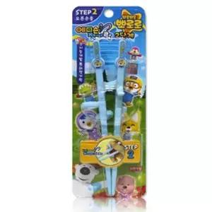 뽀로로 학습 젓가락 어린이 젓가락 교육 오른손용 유아젓가락