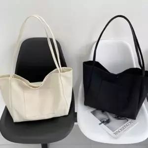 |CCB420B|여성 빅사이즈 캔버스 토트백 대용량 숄더백