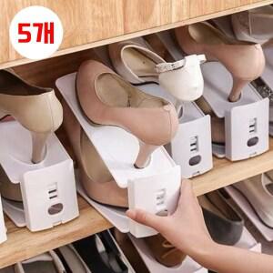 드흐으 공간활용 높이조절 와이드 슈즈랙 신발 정리대 3단