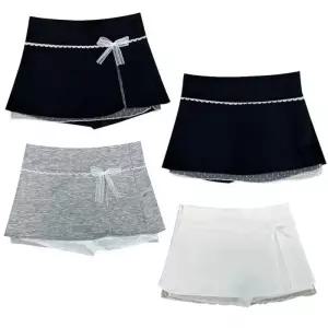 [라일리여성의류] Rly 레이시랩스커트팬츠 치마바지 레이스 하객 데이트