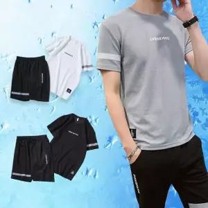 여름 운동복 세트 조깅 런닝 운동 시원한 단체티 축구 티셔츠 반팔