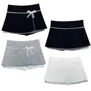 [라일리여성의류] Rly 레이시랩스커트팬츠 치마바지 레이스 하객 데이트