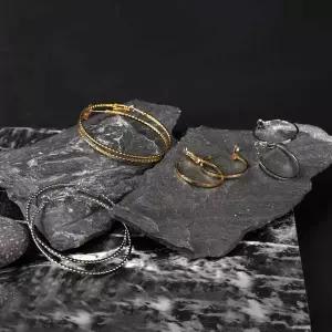 시후주얼리 데일리 6cm 3cm 투웨이 더블 가는 링 귀걸이 세트상품