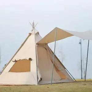 [RIZPICK]캠핑 텐트 방수 텐트 사계절 타프 결로방지 야외 바람막이 인디언