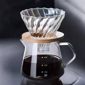 커피서버 600ml 내열유리 눈금 홈카페용품