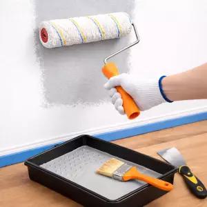 셀프 인테리어 DIY 페인트 도구 4종 세트 롤러 붓 헤라 트레이 브러쉬 페인팅 로라 부자재 용품 공구 키트