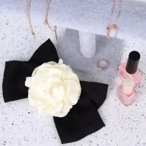 코사지 8cm 올드로즈 꽃 아이보리