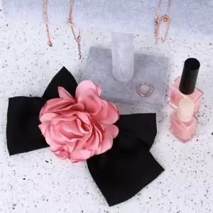 올드로즈 8cm 꽃 인디핑크 코사지