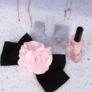 코사지 살구핑크 올드로즈 8cm 꽃