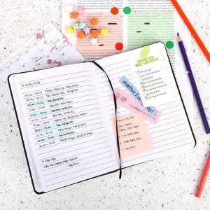 하드커버 밴드형 양장노트 B6 블랙