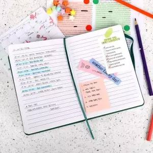 하드커버 밴드형 양장노트 B6 그린