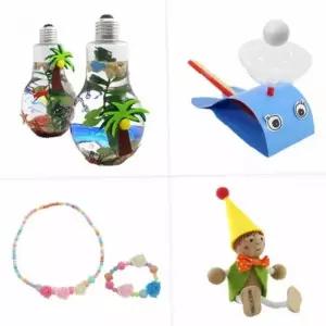 여름방학 홈스쿨링 공예 키트 테라리움 팔찌 인형 만들기 가정용 어린이 창의력