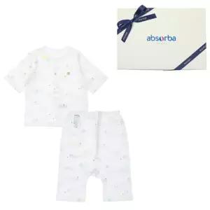 [갤러리아] (압소바말띠출산,백일,돌,유아내의세트)올리버오가닉7부내의(A1B-10301)