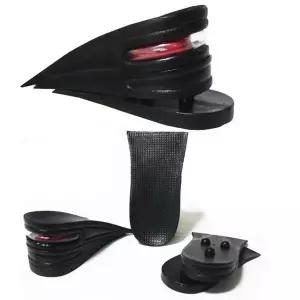 [RIZPICK]에어캡 키높이 3단분리 반깔창 6cm 블랙깔창 운동화 구두 신발