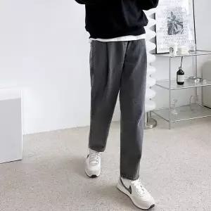 [하프클럽/셀러허브_여성트랜드패션]남자핀턱오버핏배기청바지_그레이 WJ2-