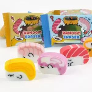 ( )27탄 어린이 학원 지우개 세트 랜덤 60개 대용량 사은품 초밥 모양 장난감