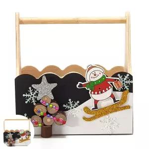 겨울 정리함 만들기 눈썰매 타기