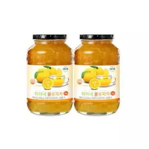 [셀러허브]하이네 꿀유자차 1kg x 2 맛있 (S45039635)