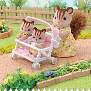 피규어장난감 실바니안패 쌍둥 유모차 어린 동물 인형 선물 어린이선물 장난감