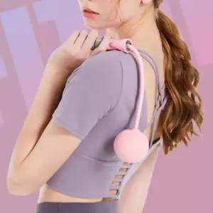 (색상 핑크)무선 줄없는 노라인 줄넘기 무소음 유산소 운동 기구