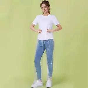 인기템 우비바지 화이트 바지 일회용 프리미엄 발까지 10P