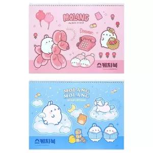 몰랑 스케치북 4탄 10개미술종이 어린이 그림용 놀이 그리기