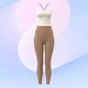 [셀러에이드]여성 복장 슬림핏 운동복 나시 트레이닝 상의