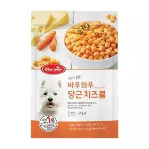 [셀러에이드]강아지용 간식 당근 치즈볼 200g 한입 1P
